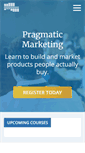 Mobile Screenshot of pragmaticmarketing.com